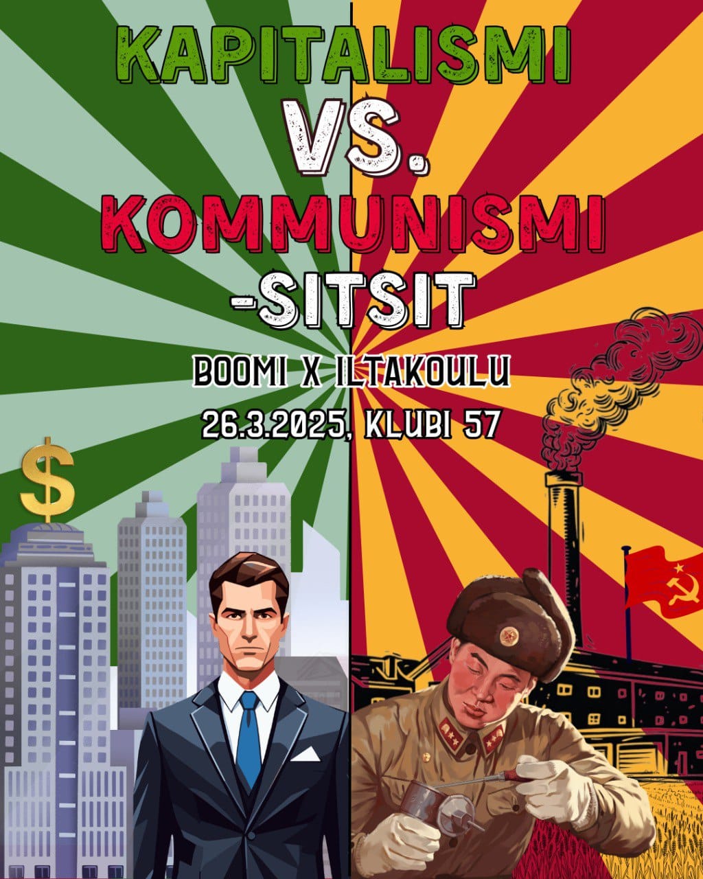 Kapitalismi vs kommunismi -sitsit
